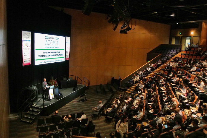 The conference highlighted the recent developments in areas, such as 3D and 4D printing of functional composites. © USQ/ACCM-11